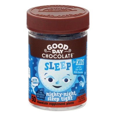 Good Day Chocolate Chocolate Supplement Pieces Sleep For Kids 1/50 CT [UNFI #2263788] T