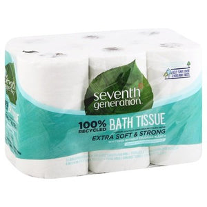 Seventh Generation Bath Tissue Double Rolls Extra Soft & Strong 2-Ply 4/12 CT [UNFI #624577] T