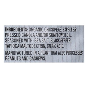 Saffron Road Chickpeas Sea Salt & Cracked Pepper Crunchy 6/5.4 OZ [UNFI #2865939] [ebt]