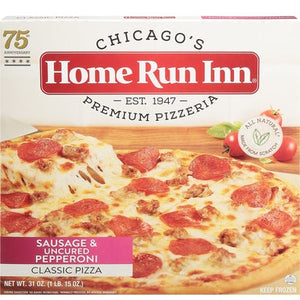 Home Run Inn Classic Pizza Sausage & Uncured Pepperoni 12/31 oz [UNFI #1294917 ] [ebt]