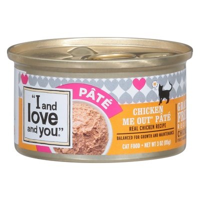 I And Love And You Cat Food Chicken Me Out Pate 24/3 OZ [UNFI #01266857]