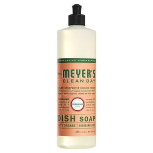 Mrs Meyers Clean Day Dish Soap Geranium Scent 6/16 OZ [UNFI #765248] T