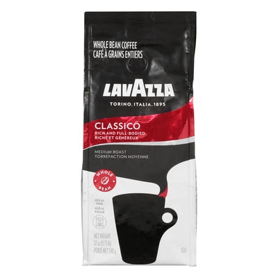 Lavazza Coffee Whole Bean Medium Roast Classico 6/12 oz [UNFI #2558526 ] [ebt]