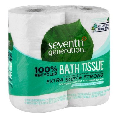 Seventh Generation Bath Tissue Extra Soft & Strong 2-Ply 12/4/240 CT [UNFI #624452] T