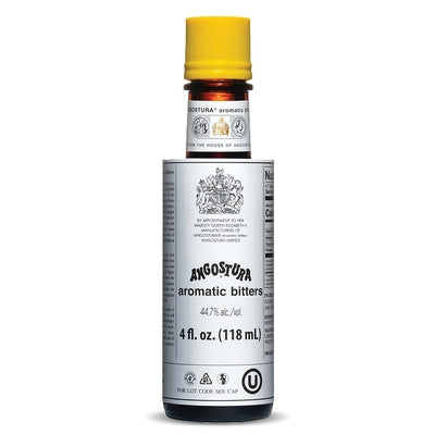Angostura Aromatic Bitters Cocktail Bitters For Professional And Home Mixologists 100% Vegan Kosher Certified Sodium And Gluten Free 4 Fl Oz 12/4 oz [UNFI #3174810 ] [ebt]
