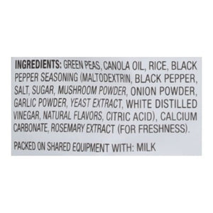 Harvest Snaps Green Pea Snacks Baked Black Pepper 12/3.3 OZ [UNFI #1243930] [ebt]