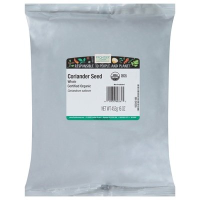 Frontier Nat Prod Co-Op Coriander Seed Whole 1LB [UNFI #546473] [ebt]
