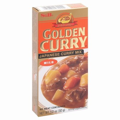 S&B Golden Curry Mix Japanese Mild 12/3.2 OZ [UNFI #2224558] [ebt]