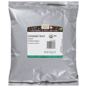 Frontier Nat Prod Co-Op Coriander Seed Ground 1LB [UNFI #448498] [ebt]