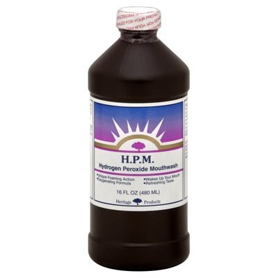 Heritage Store, Inc  Hydrogen Peroxide Mouthwash 1/16 OZ [UNFI #775528] T
