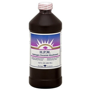 Heritage Store, Inc  Hydrogen Peroxide Mouthwash 1/16 OZ [UNFI #775528] T
