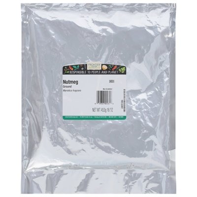 Frontier Nat Prod Co-Op Nutmeg Ground 1LB [UNFI #311480] [ebt]