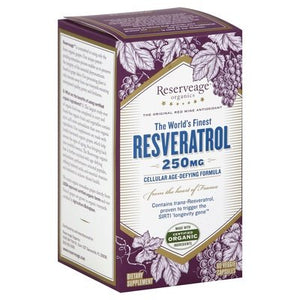 Reserveage Nutrition Resveratrol 250 Mg Veggie Capsules 1/60 VCAP [UNFI #2299089] T