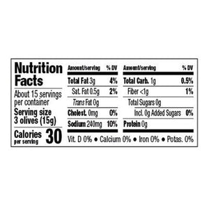 Jeffs Garden Castelvetrano Olives Pitted 6/5.5 OZ [UNFI #1848266] [ebt]