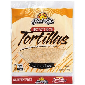 Food For Life Tortillas Gluten-Free Brown Rice 12/12 OZ [UNFI #538579] [ebt]