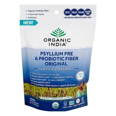 Organic India Psyllium Pre & Probiotic Fiber Original 1/10 OZ [UNFI #2974921] T