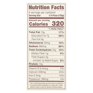 Raos Pizza Brick Oven Crust Five Cheese 12/19 OZ [UNFI #2868180] [ebt]