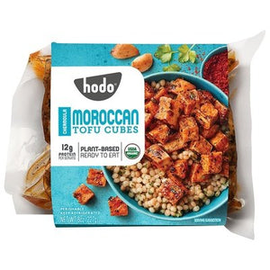Hodo Foods Tofu Cubes Chermoula Moroccan 6/8 OZ [UNFI #2299824] [ebt]