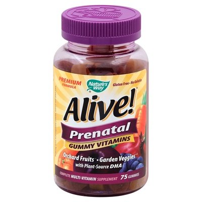 Natures Way Gummy Vitamins Prenatal Gummies 1/75 CT [UNFI #1685205] T