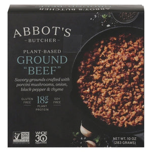 Abbots Butcher Ground Beef Plant-Based 6/10 OZ [UNFI #3045929] [ebt]