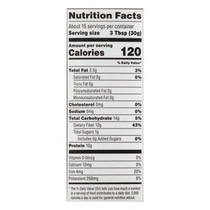 Nutiva Hemp Seed Protein Hi-Fiber Organic 1/16 OZ [UNFI #333674] T
