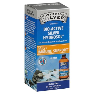 Sovereign Silver Silver Hydrosol 10 Ppm Value Size 1/16 OZ [UNFI #2155612] T