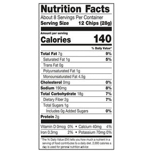 Late July Snacks Tortilla Chips Nacho Cheese 12/7.8 OZ [UNFI #2805224] [ebt]
