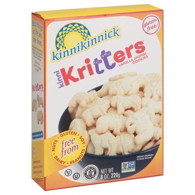 Kinnikinnick Foods Animal Cookies Vanilla 6/8 OZ [UNFI #902197] [ebt]