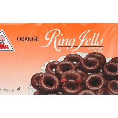 Joyva Ring Jells Chocolate Covered Orange 24/9 oz [UNFI #0995522 ] [ebt]
