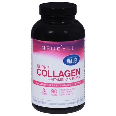 Neocell Corporation Super Collagen + Vitamin C & Biotin Tablets 1/270 CT [UNFI #2876118] T