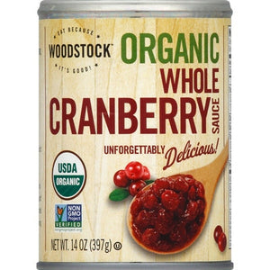 Woodstock Cranberry Sauce Whole Organic Og2 12/14 oz [UNFI #2449809 ] [ebt]