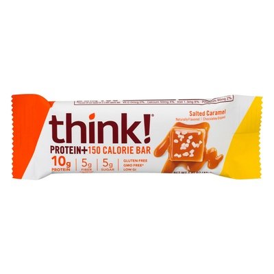 Think! Protein Bar Chocolatey Dipped Salted Caramel 10/1.41 OZ [UNFI #1536820] [ebt]