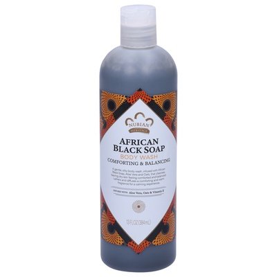 Nubian Heritage Body Wash African Black Soap 1/13 OZ [UNFI #917997] T