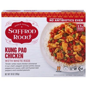 Saffron Road Kung Pao Chicken Medium 8/10 OZ [UNFI #2851319] [ebt]