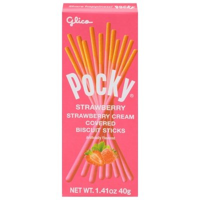 Glico Pocky Biscuit Sticks Strawberry 20/1.41OZ [UNFI #1431261] [ebt]