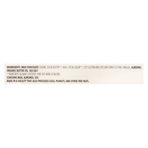 Chocolove Almonds & Sea Salt In Milk Chocolate Gluten-Free 33% Cocoa 12/3.2 OZ [UNFI #2792331] [ebt] T
