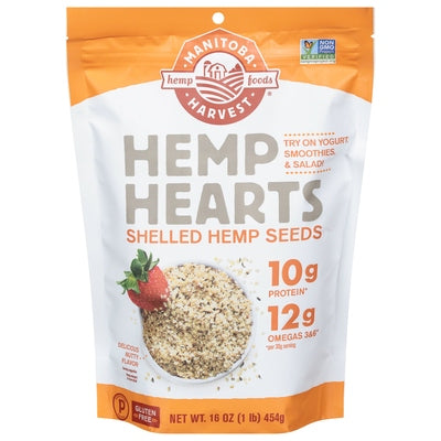 Manitoba Harvest Hemp Seeds Shelled Nutty Flavor 1/16 OZ [UNFI #1042092] [ebt]