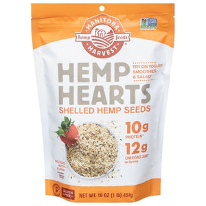 Manitoba Harvest Hemp Seeds Shelled Nutty Flavor 1/16 OZ [UNFI #1042092] [ebt]