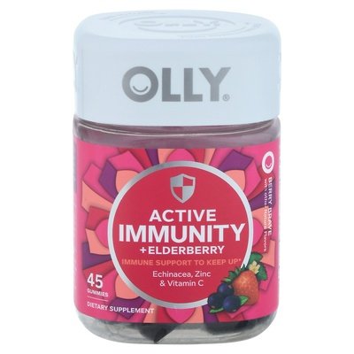 Olly Active Immunity + Elderberry Gummies Berry Brave 3/45 CT [UNFI #2999936] T