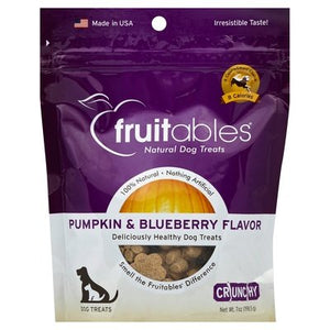 Fruitables Dog Treats Natural Crunchy Pumpkin & Blueberry Flavor 8/7 OZ [UNFI #01093285]