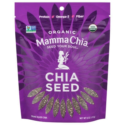 Mamma Chia Chia Seed Organic Black 8/6 OZ [UNFI #1751163] [ebt]