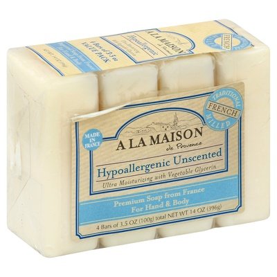 A La Maison Soap Hypoallergenic For Hand & Body Value Pack 1/4/3.5 OZ [UNFI #702894] T