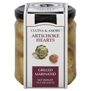 Cucina & Amore Artichoke Hearts Grilled Marinated 6/14.5 OZ [UNFI #1314657] [ebt]