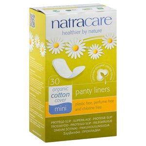 Natracare Panty Liners Organic Cotton Cover Mini 1/30 CT [UNFI #507764] T