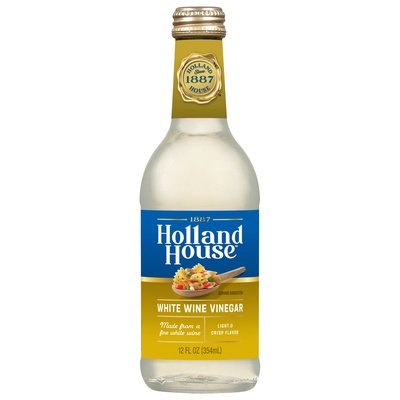 Holland House White Wine Vinegar 6/12 OZ [UNFI #985481] [ebt]