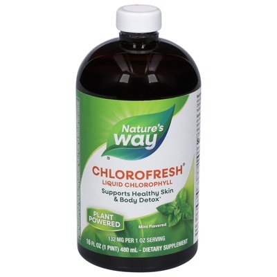 Natures Way Liquid Chlorophyll Mint Flavored 1/16 OZ [UNFI #467100] T
