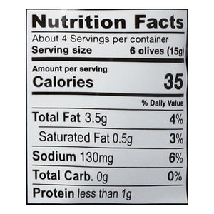Gaea Olive Snack Pitted Kalamata Olives 8/2.3 OZ [UNFI #1731777] [ebt]