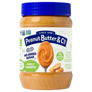 Peanut Butter & Co Peanut Butter Spread Simply Smooth 6/16 OZ [UNFI #2387181] [ebt]