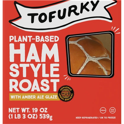 Tofurky Ham Style Roast With Amber Ale Glaze Plant-Based 6/19 oz [UNFI #2662856 ] [ebt]