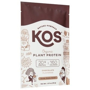Kos Plant Protein Organic Chocolate 12/1.37 OZ [UNFI #2774081] T